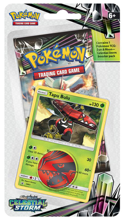 Sun Moon Celestial Storm Checklane Blister w Tapu Bulu Promo Pokemon Pokemon Sealed Product Sun Moon Celestial Storm Checklane Blister w Tapu Bulu Promo Pokemon Pokemon Sealed Product