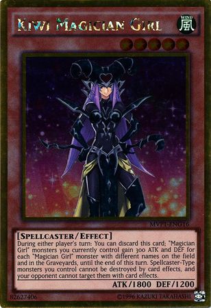 Kiwi Magician Girl MVP1 ENG16 Gold Rare Unlimited Kiwi Magician Girl MVP1 ENG16 Gold Rare Unlimited