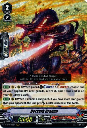 Berserk Dragon V BT01 010EN Triple Rare RRR Berserk Dragon V BT01 010EN Triple Rare RRR