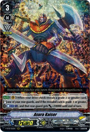 Asura Kaiser V BT01 012EN Triple Rare RRR Asura Kaiser V BT01 012EN Triple Rare RRR