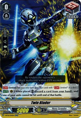 Twin Blader V BT01 024EN Double Rare RR Twin Blader V BT01 024EN Double Rare RR