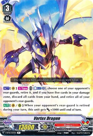 Vortex Dragon V BT01 033EN Rare R V Booster Set 1 Unite Team Q4 Singles Vortex Dragon V BT01 033EN Rare R V Booster Set 1 Unite Team Q4 Singles