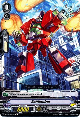 Battleraizer V BT01 077EN Common C Battleraizer V BT01 077EN Common C