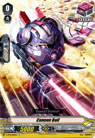 Cannon Ball V BT01 082EN Common C V Booster Set 1 Unite Team Q4 Singles Cannon Ball V BT01 082EN Common C V Booster Set 1 Unite Team Q4 Singles