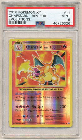 Charizard 11 108 PSA Mint 9 Rare Reverse Holo XY Evolutions 6326 XY Evolutions Singles Charizard 11 108 PSA Mint 9 Rare Reverse Holo XY Evolutions 6326 XY Evolutions Singles