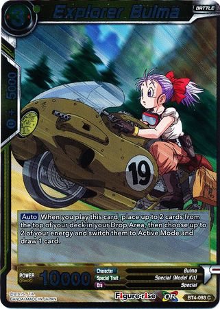 Explorer Bulma BT4 093 Foil Common Colossal Warfare Foil Singles Explorer Bulma BT4 093 Foil Common Colossal Warfare Foil Singles