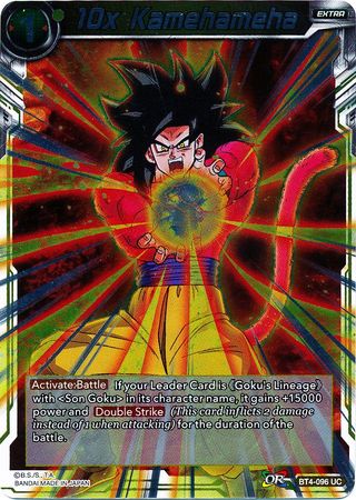 10x Kamehameha BT4 096 Foil Common 10x Kamehameha BT4 096 Foil Common