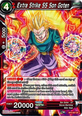Extra Strike SS Son Goten BT4 007 Uncommon Extra Strike SS Son Goten BT4 007 Uncommon
