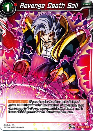 Revenge Death Ball BT4 021 Uncommon Colossal Warfare Non Foil Singles Revenge Death Ball BT4 021 Uncommon Colossal Warfare Non Foil Singles
