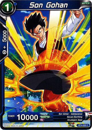 Son Gohan BT4 028 Common Son Gohan BT4 028 Common