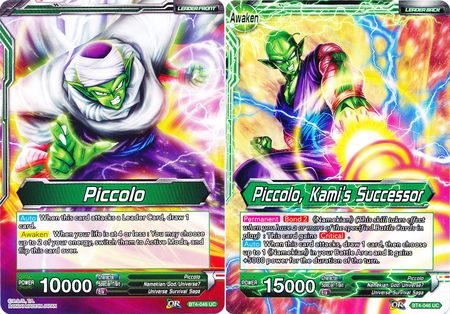 Piccolo Piccolo Kami s Successor BT4 046 Uncommon Colossal Warfare Non Foil Singles Piccolo Piccolo Kami s Successor BT4 046 Uncommon Colossal Warfare Non Foil Singles