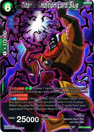 Titanic Ambition Lord Slug BT4 059 Super Rare Titanic Ambition Lord Slug BT4 059 Super Rare