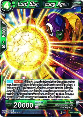 Lord Slug Young Again BT4 060 Rare Lord Slug Young Again BT4 060 Rare