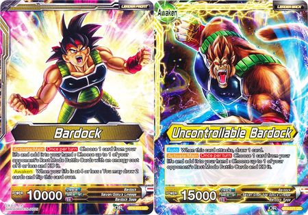 Bardock Uncontrollable Bardock BT4 071 Uncommon Bardock Uncontrollable Bardock BT4 071 Uncommon
