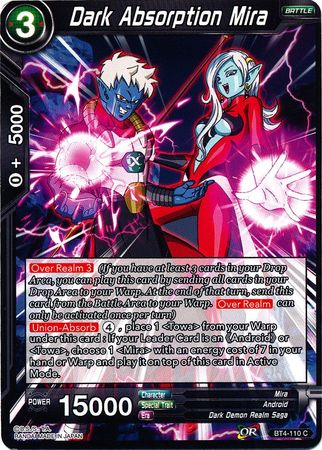 Dark Absorption Mira BT4 110 Common Dark Absorption Mira BT4 110 Common