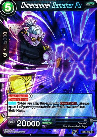 Dimensional Banisher Fu BT4 118 Rare Colossal Warfare Foil Singles Dimensional Banisher Fu BT4 118 Rare Colossal Warfare Foil Singles