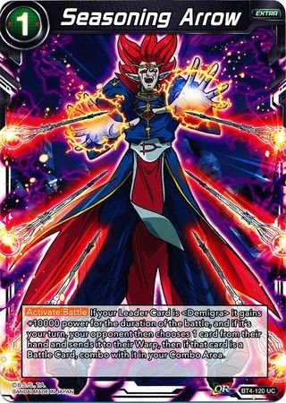 Seasoning Arrow BT4 120 Uncommon Colossal Warfare Non Foil Singles Seasoning Arrow BT4 120 Uncommon Colossal Warfare Non Foil Singles