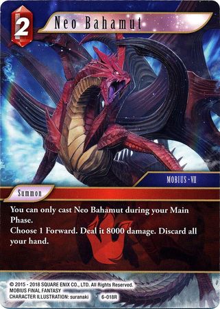 Neo Bahamut 6 018R Rare Opus VI Collection Singles Neo Bahamut 6 018R Rare Opus VI Collection Singles