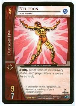 Neutron Nat Tryon DOR 124 Rare Vs System DC Origins Neutron Nat Tryon DOR 124 Rare Vs System DC Origins