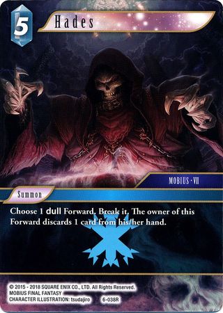 Hades 6 038R Rare Opus VI Collection Singles Hades 6 038R Rare Opus VI Collection Singles