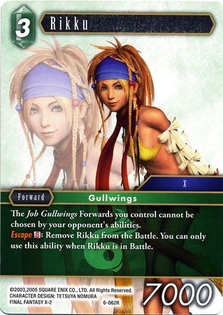 Rikku 6 062R Rare Opus VI Collection Singles Rikku 6 062R Rare Opus VI Collection Singles