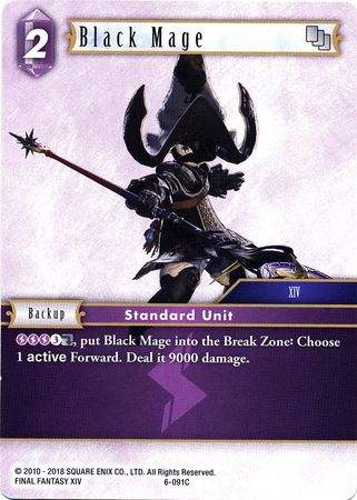 Black Mage 6 091C Common Black Mage 6 091C Common