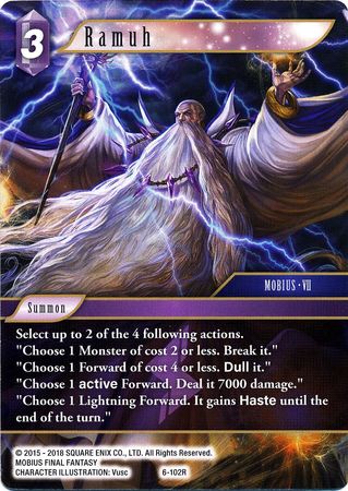 Ramuh 6 102R Rare Ramuh 6 102R Rare