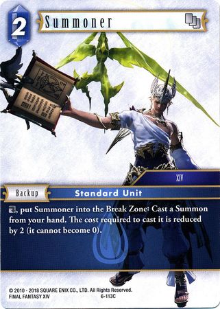 Summoner 6 113C Common Opus VI Collection Singles Summoner 6 113C Common Opus VI Collection Singles