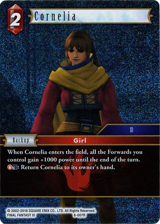 Cornelia 6 007R Rare Foil Opus VI Collection Foil Singles Cornelia 6 007R Rare Foil Opus VI Collection Foil Singles