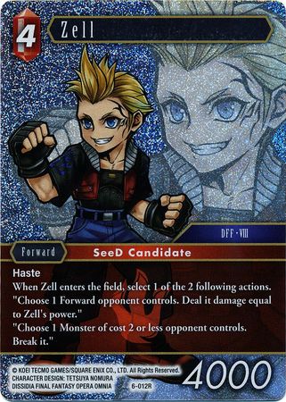 Zell 6 012R Rare Foil Opus VI Collection Foil Singles Zell 6 012R Rare Foil Opus VI Collection Foil Singles
