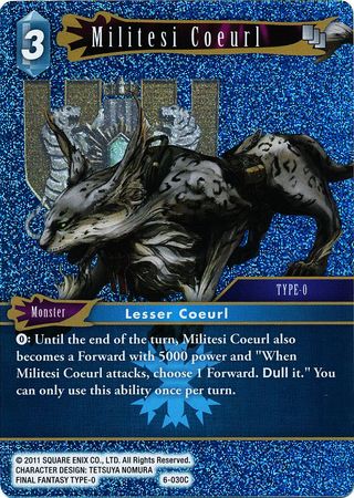 Militesi Coeurl 6 030C Common Foil Opus VI Collection Foil Singles Militesi Coeurl 6 030C Common Foil Opus VI Collection Foil Singles