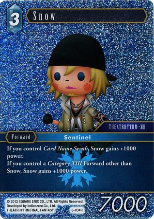 Snow 6 034R Rare Foil Opus VI Collection Foil Singles Snow 6 034R Rare Foil Opus VI Collection Foil Singles