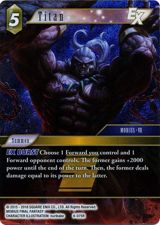 Titan 6 075R Rare Foil Titan 6 075R Rare Foil