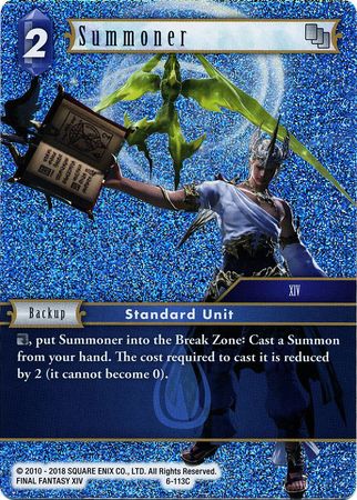 Summoner 6 113C Common Foil Opus VI Collection Foil Singles Summoner 6 113C Common Foil Opus VI Collection Foil Singles