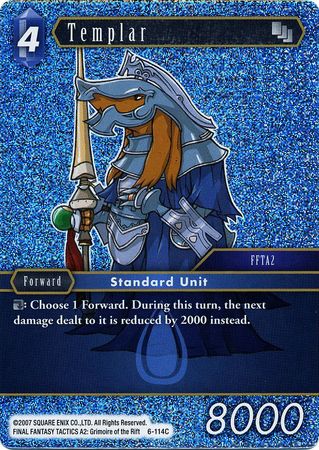 Templar 6 114C Common Foil Opus VI Collection Foil Singles Templar 6 114C Common Foil Opus VI Collection Foil Singles