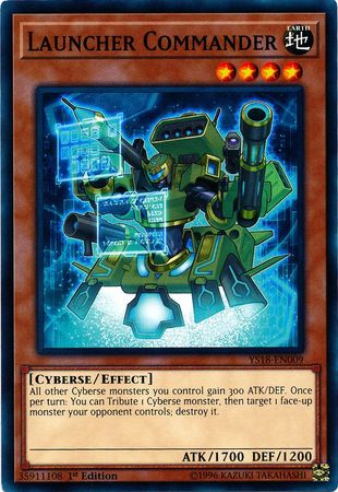 Launcher Commander YS18 EN009 Common 1st Edition Starter Deck Codebreaker Singles Launcher Commander YS18 EN009 Common 1st Edition Starter Deck Codebreaker Singles