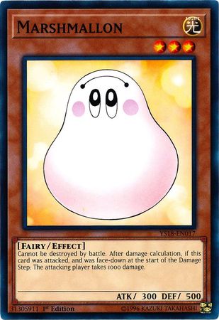 Marshmallon YS18 EN017 Common 1st Edition Starter Deck Codebreaker Singles Marshmallon YS18 EN017 Common 1st Edition Starter Deck Codebreaker Singles