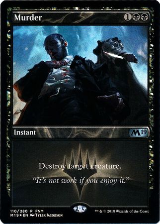 Murder 110 280 FNM Foil Promo Magic The Gathering Promo Cards Murder 110 280 FNM Foil Promo Magic The Gathering Promo Cards