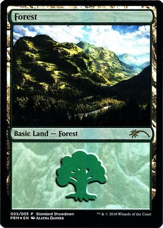 Forest 005 005 Alayna Danner Art Standard Showdown Foil Promo Magic The Gathering Promo Cards Forest 005 005 Alayna Danner Art Standard Showdown Foil Promo Magic The Gathering Promo Cards