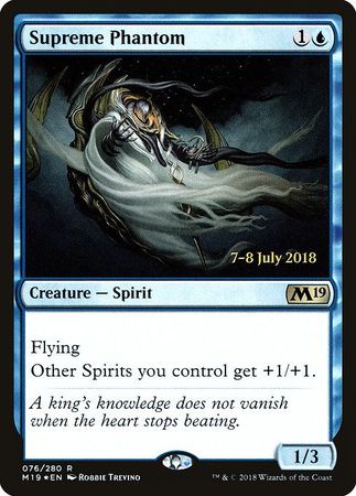 Supreme Phantom 076 280 M19 Pre Release Foil Promo Magic The Gathering Promo Cards Supreme Phantom 076 280 M19 Pre Release Foil Promo Magic The Gathering Promo Cards