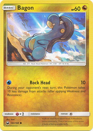Bagon 103 168 Common Sun Moon Celestial Storm Singles Bagon 103 168 Common Sun Moon Celestial Storm Singles