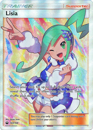 Lisia 164 168 Full Art Ultra Rare Sun Moon Celestial Storm Singles Lisia 164 168 Full Art Ultra Rare Sun Moon Celestial Storm Singles