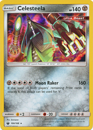 Celesteela 100 168 Holo Rare Celesteela 100 168 Holo Rare
