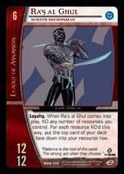 Ra s al Ghul Master Swordsman DOR 105 Common Vs System DC Origins Ra s al Ghul Master Swordsman DOR 105 Common Vs System DC Origins