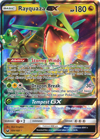 Auction Prices Realized Tcg Cards 2018 Pokemon Sun & Moon Celestial Storm  Full Art/Rayquaza GX 2019 YELLOW A HIDDEN FATES PREMIUM COLLECTION-JUMBO