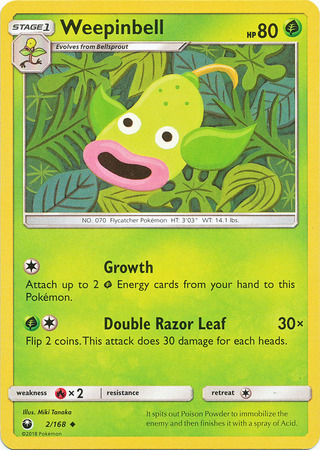 Weepinbell 2 168 Uncommon Weepinbell 2 168 Uncommon