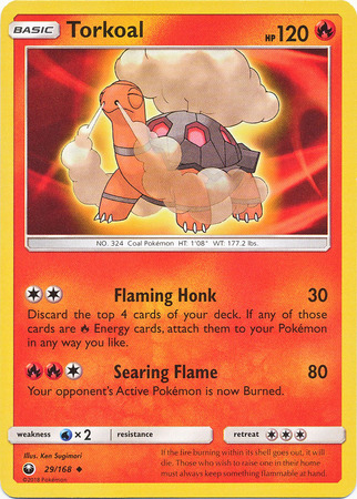 Torkoal 29 168 Uncommon Sun Moon Celestial Storm Singles Torkoal 29 168 Uncommon Sun Moon Celestial Storm Singles