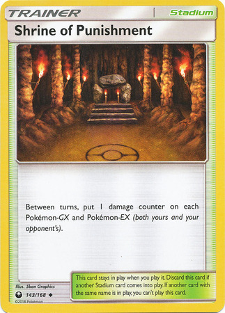Shrine of Punishment 143/168 Celestial Storm Uncommon Near Mint Pokemon Card