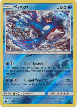 Carta Pokémon Lendário Kyogre Tempestade Celestial