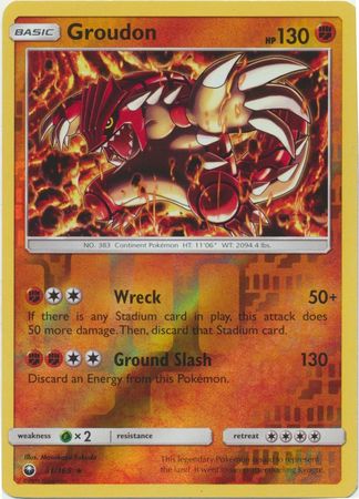 Groudon 81 168 Holo Rare Reverse Holo Groudon 81 168 Holo Rare Reverse Holo